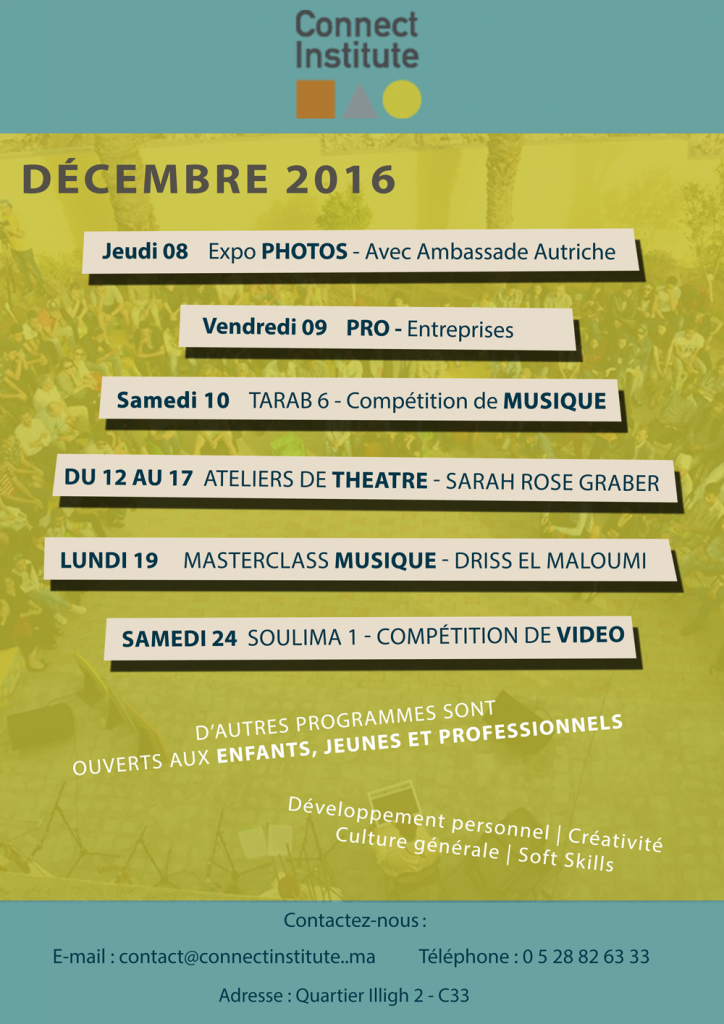 Programme décembre 2016
